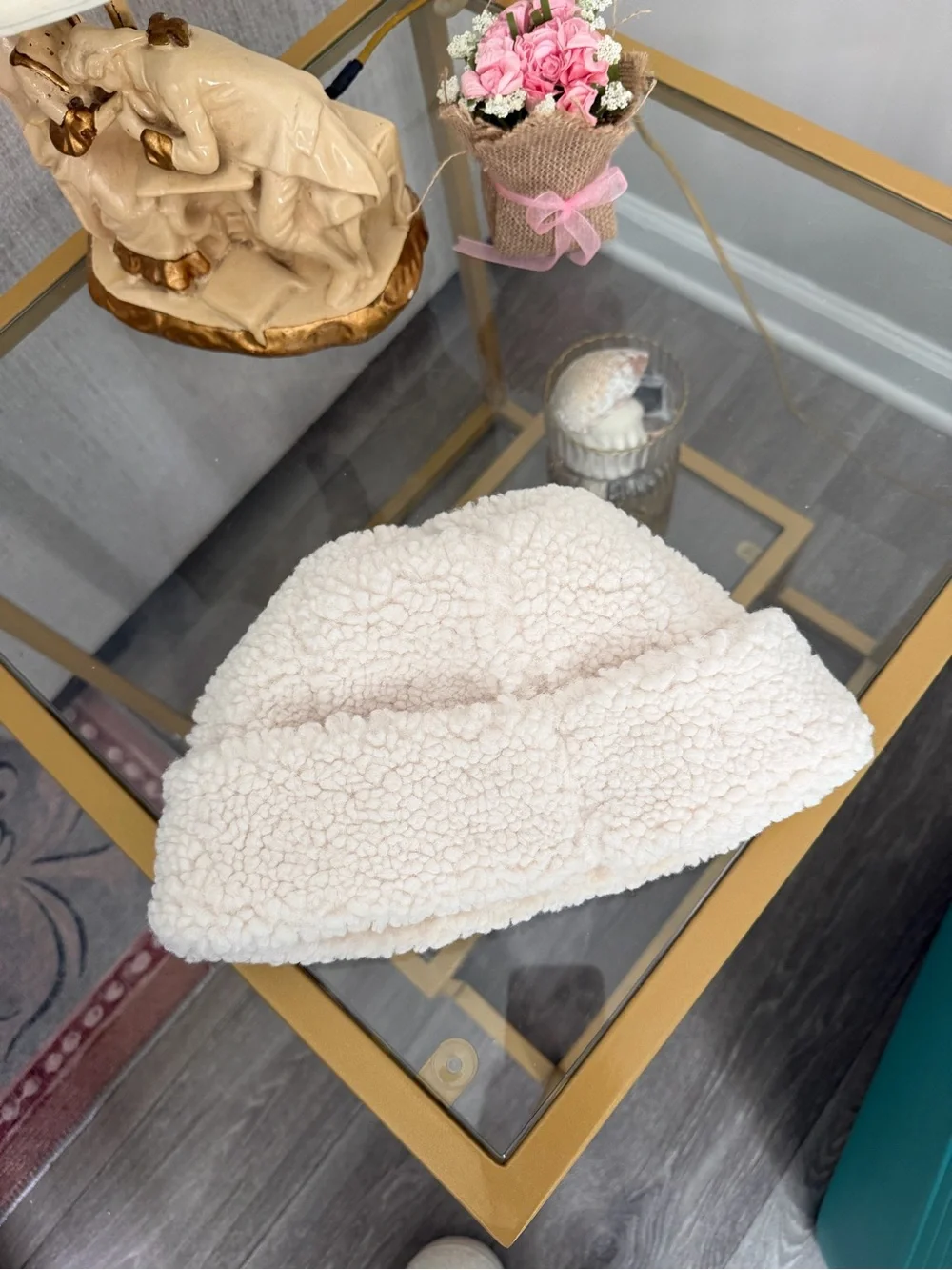 UGG Cream Sherpa Beanie